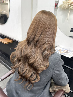 ヘーゼルベージュ/ベージュカラー/ブリーチなしカラー