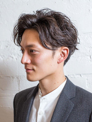 動きのあるメンズショート