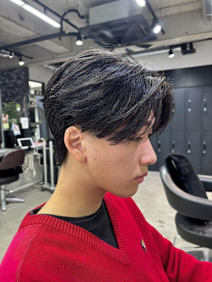 miu&宇都宮良太　メンズ大人センターパート