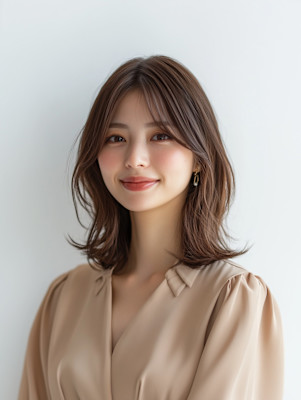 レイヤーカット/イメチェン/外ハネボブ/美髪/髪型