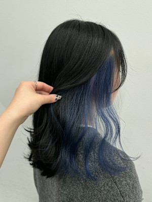 ネイビーカラー　インナー