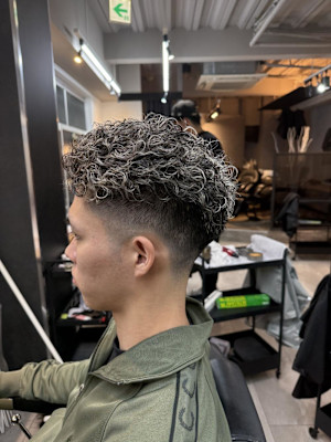  大宮/カット/短髪/毛流れ/センターパート