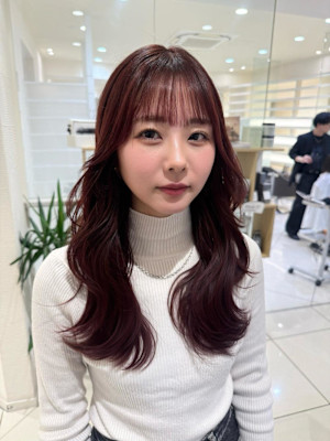 □春おすすめカラー チェリーブラウン