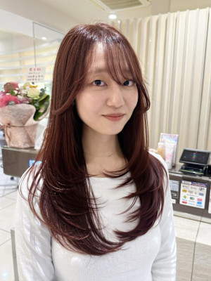 □春おすすめカラー ピンクブラウン