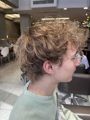 メンズ　カーリーパーマ