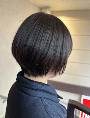 首元すっきり大人可愛いコンパクトショート【148スタイル】