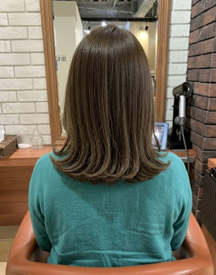 毛先つるん。外ハネボブ【0スタイル】