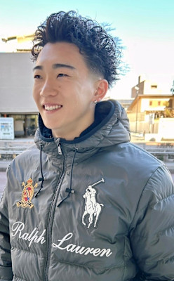 さっぱりメンズショート＋パーマ