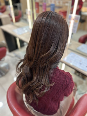 透明感ベージュカラー