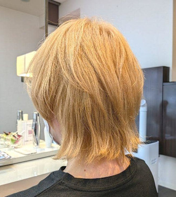 マッシュウルフ　ミルクティーベージュ