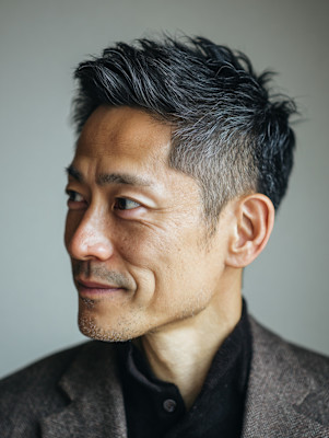 40代メンズナチュラルショート