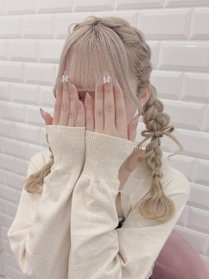 ぽこぽこ紐りぼんおさげヘア＊まゆ