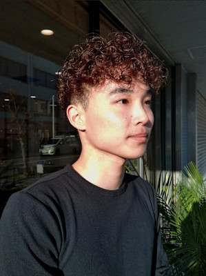 外国人風 プードルパーマ