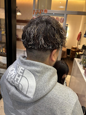 パーマ×ハイライト