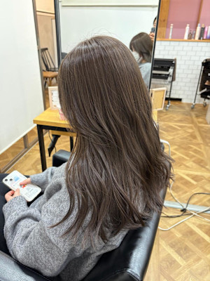 オリーブカラー　(ブリーチなし)