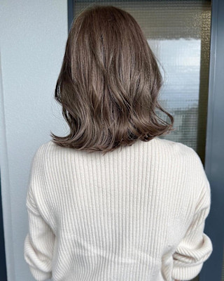 ダークグレージュ/くびれミディアム/ダークアッシュ
