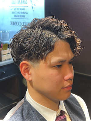 フェード×ツイストスパイラルパーマ