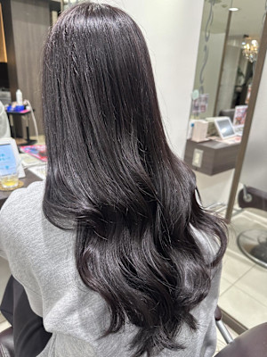 ほんのり紫ブラウン