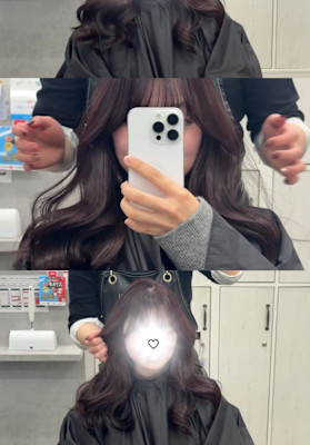 透明感ココアカラー/レイヤーカット