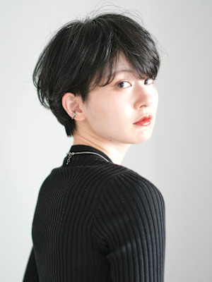 前下がりショート・ボブ/絶壁解消/前髪あり/40代/30代