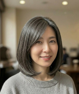 Romeo カラー　#白髪を楽しむカラー #白髪染め