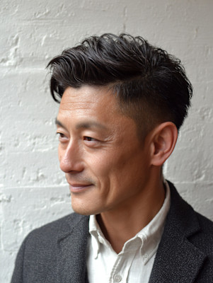 大人メンズショートヘア