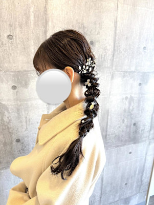 サイド編みおろし/お呼ばれセット