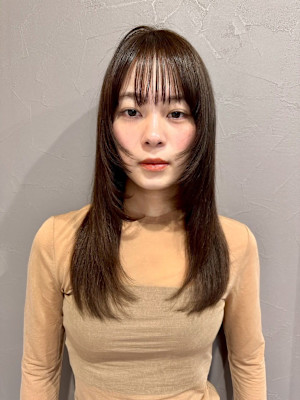 大人ガーリー×ロングレイヤー