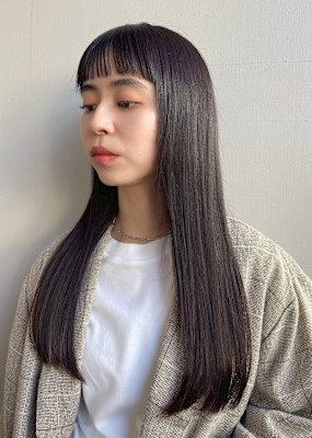 大人艶髪ダークアッシュ