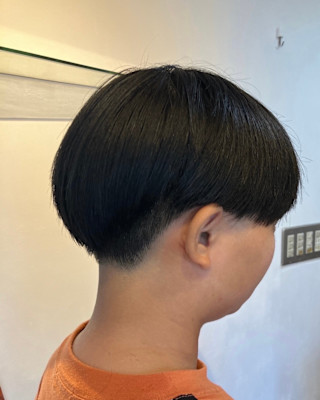 S'グラデ(マッシュ×ツーブロック×手刈り)