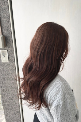 韓国風くびれレイヤー×艶カカオブラウン