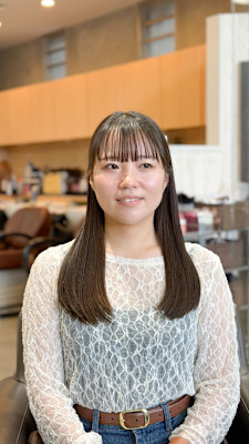 ワイドバング✖ストレートロング