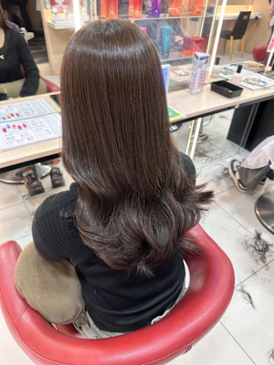 透明感カラー/オージュアトリートメント/髪質改善/伊勢原