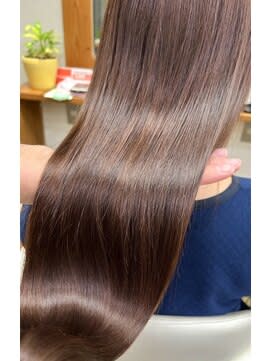 髪質改善GLT酸熱融合カラー+トリートメント