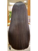 髪質改善GLT酸熱融合カラー+トリートメント+カット