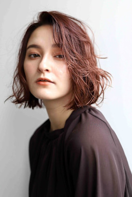 ミディアムレイヤーボブ【高円寺/東高円寺/新高円寺】