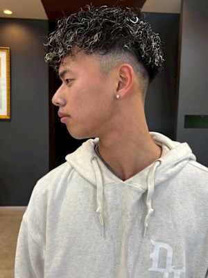 【MICHI 富田店　古作蓮】刈り上げ メンズショート 