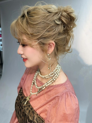 【ChaoMICHI yu-ka】 アップスタイル お団子