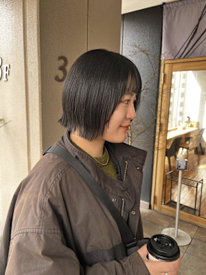 切りっぱなし×レイヤーボブ