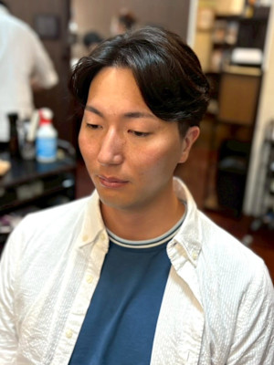 ツーブロック/メンズパーマ/メンズカット/銀座＜理容室＞