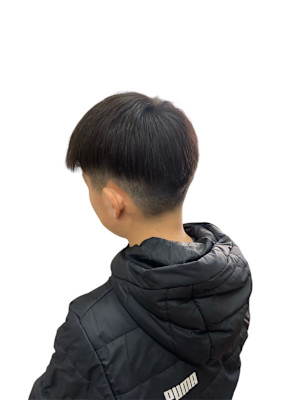 フェード スッキリ刈り上げ／清潔感重視／キッズカット