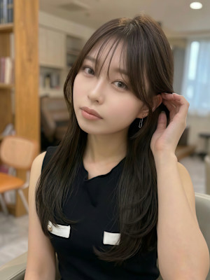 レイヤーカット/レイヤー/顔周り/ミディアム/ボブ/ショート