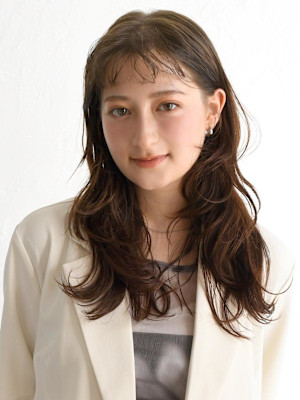 オン眉おしゃれロング