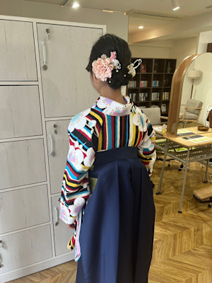 卒業式着付け/袴着付け/ヘアセット