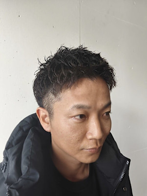 20代30代40代【ランダムパーマ】大人男子