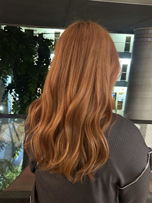 オレンジカラー/暖色カラー/ミディアム/大名