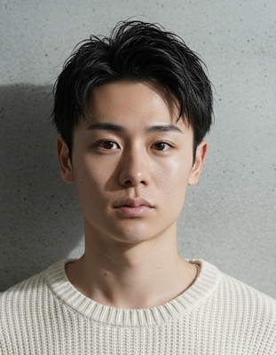 メンズ大人の濡れ感×骨格補正ショート♯23