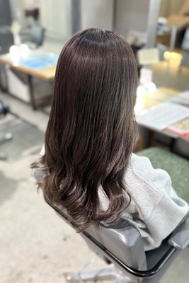 ブラウンカラー/Aujuaトリートメント