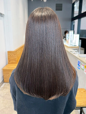 ロング韓国ヘアココアベージュ_ba572021