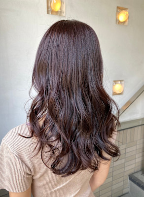 レイヤーカット・カシスラベンダー